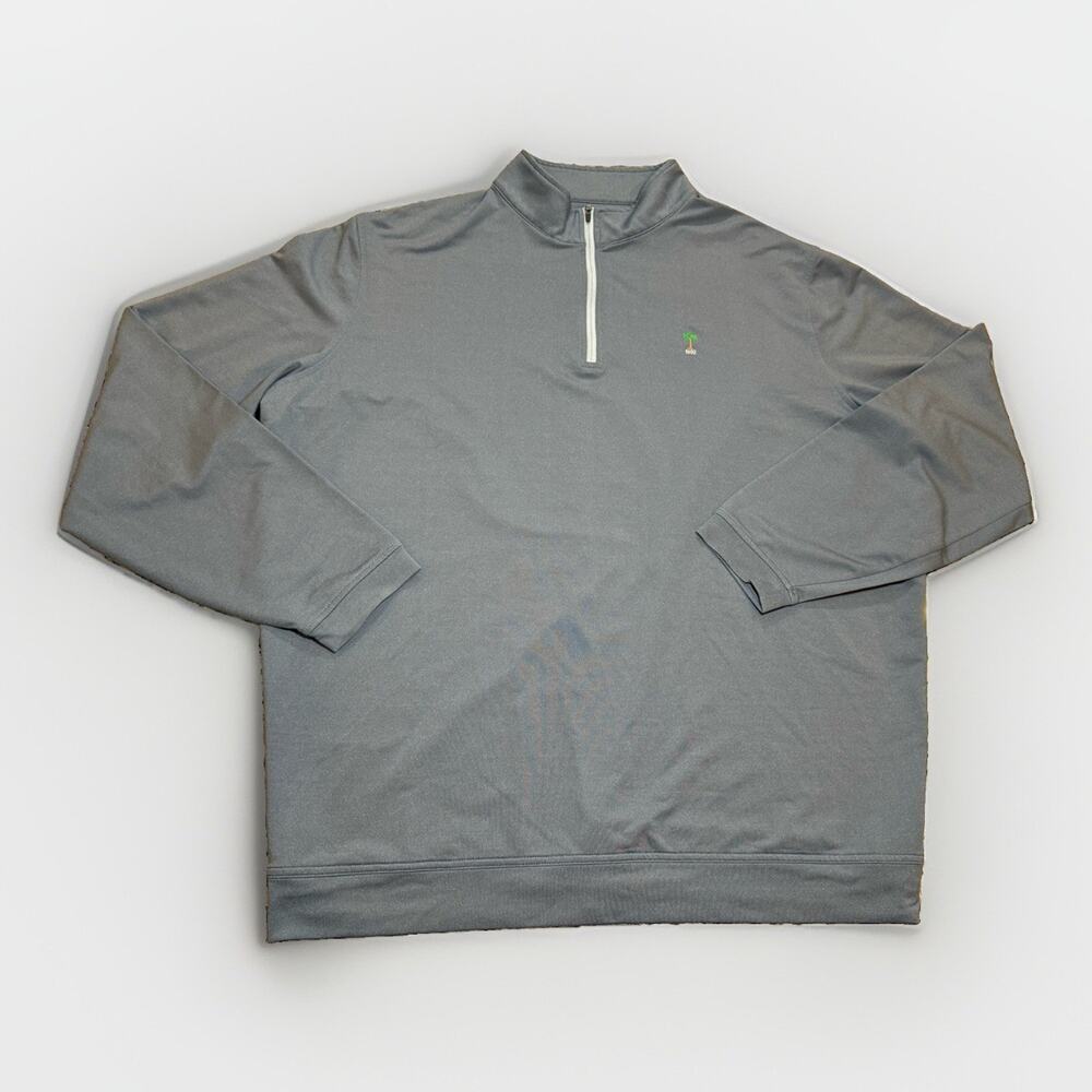 Peter Millar Crown Sport Palmetto Golf Club 1/4 Zip Pullover Men's Sz XXL
